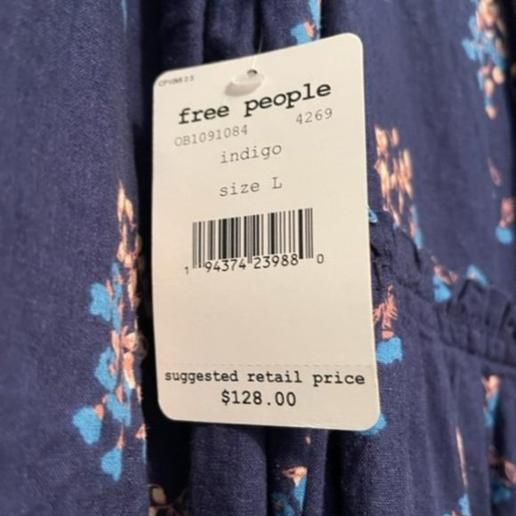 Free People Petit Fours boho babydoll mini Dress - Picture 11 of 14